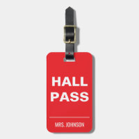 Bold Teacher Hall Pass – Classroom Management Tag