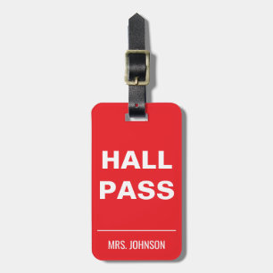 Bold Teacher Hall Pass – Classroom Management Tag 