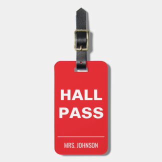 Bold Teacher Hall Pass – Classroom Management Tag