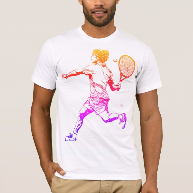 Bold tennis player T-Shirt (Front)