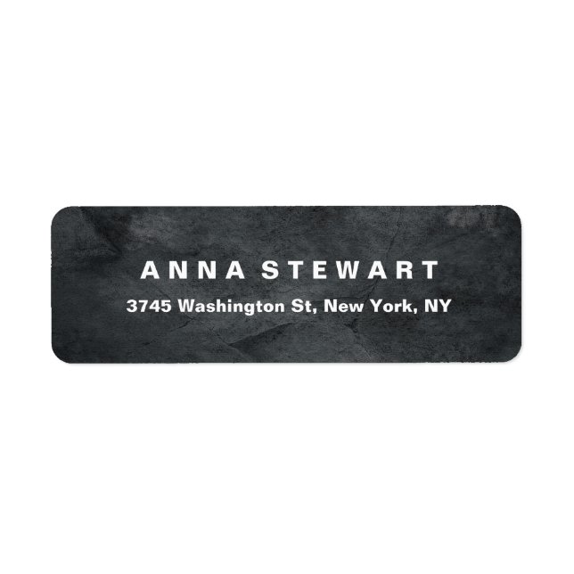 Bold Text Elegant Grey Texture Professional Modern (Front)