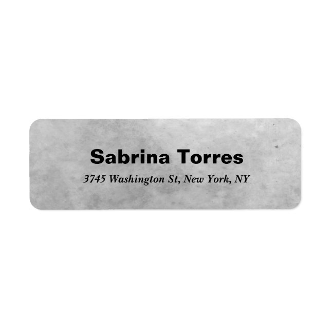 Bold Text Style Grey Modern Professional Elegant (Front)