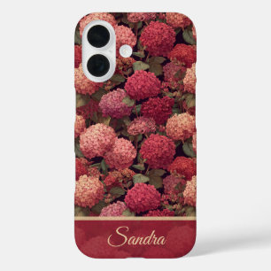 Bold Thank You Gift Hydrangeas Flower Name iPhone 16 Case