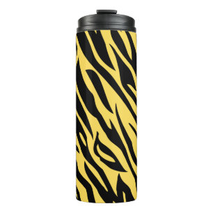 Bold Tiger Stripe Pattern Travel Mug – Wild Yellow