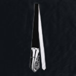 Bold Tuba Tie in Any Colour<br><div class="desc">Customize the background colour behind the graphic tuba to any colour you desire! Great gift for Fathers Day,  graduation,  or for that tuba player's next performance.</div>