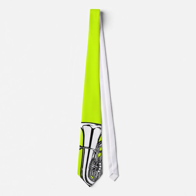 Bold Tuba Tie in Any Colour (Front)