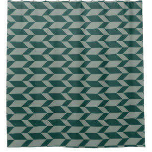 Bold Two Tone Arrow Chevron Stripe Green Tones