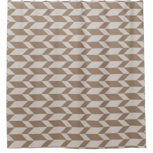 Bold Two Tone Arrow Chevron Stripe Neutral Browns