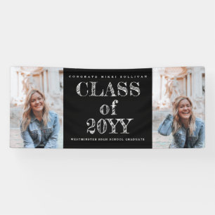 Bold Type 2 Photo Graduation Banner