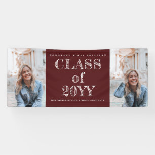Bold Type 2 Photo Graduation Banner