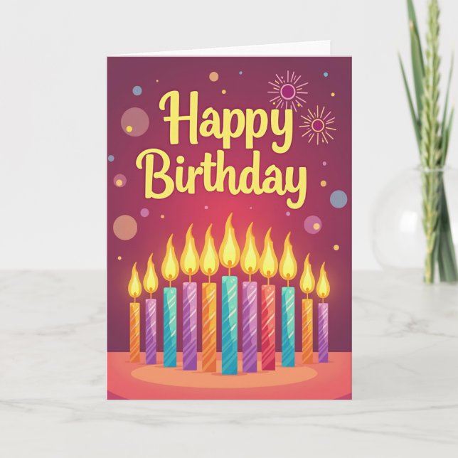 Bold Typography Birthday Card (Front)