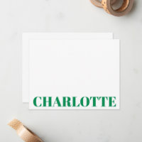 Bold Typography Personalized Name Kelly Green