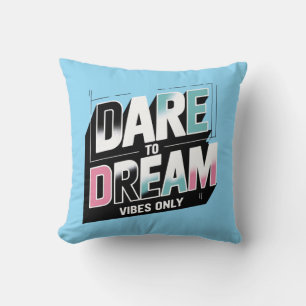 Bold Typography Throw Pillows. Pillow