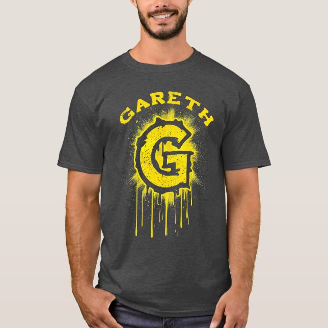 Bold & Urban - Graffiti G Monogram Initial T-Shirt (Front)