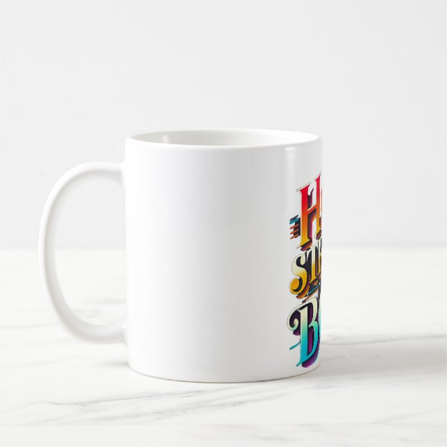 Bold & Vibrant Coffee Mug (Left)