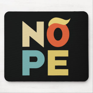 Bold Vintage Style Funny Anti-trump Mouse Pad