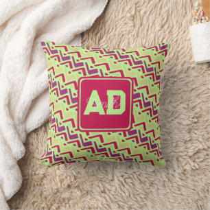 Bold Vintage Wedding Rose Pillow