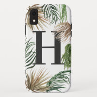 Bold watercolor foliage tropical + palm leaf