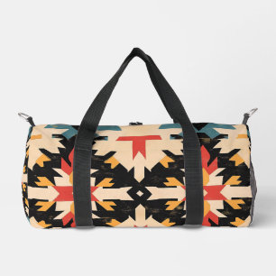 Bold, Western Style, Geometric Duffle Bag