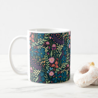 Bold Wildflower Garden Coffee Mug