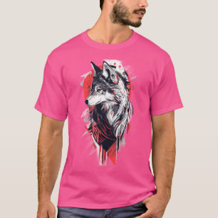 Bold Wolf Graphic Tee – Vibrant Pink