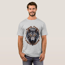 Bold Wolf Spirit - Fierce Geometric Wolf Art