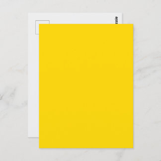 Bold Yellow Custom Postcard Design