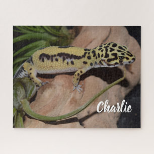 Bold Yellow Leopard Gecko Jigsaw Puzzle