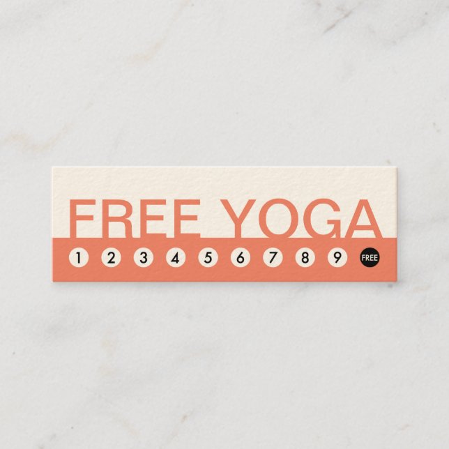 bold YOGA customer loyalty (Front)