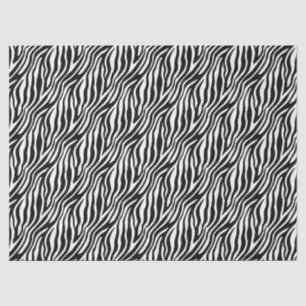 Bold Zebra Stripe Black & White  Tissue Paper