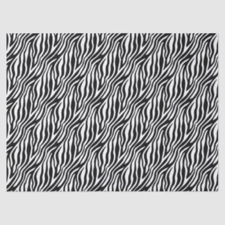 Bold Zebra Stripe Black & White  Tissue Paper