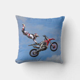 Bolddog Lings FMX Display Team Throw Pillow