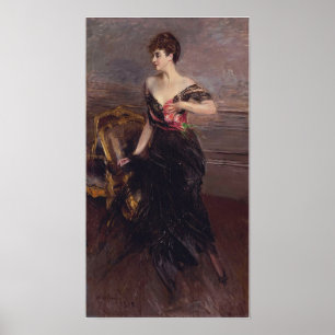 Boldini - Cecile Murat Ney D'Elchingen 1867 Poster