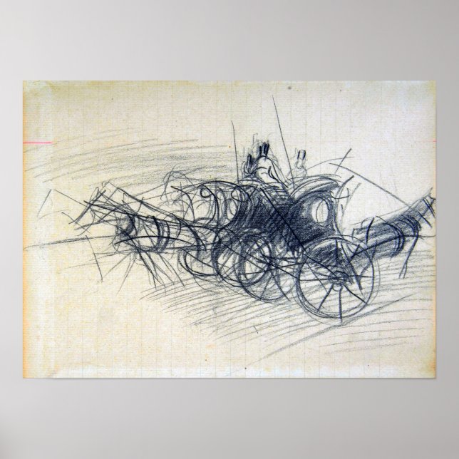 Boldini - Hansom Cabs Poster (Front)