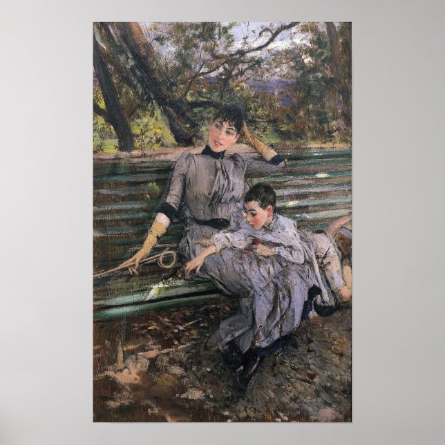 Boldini - In Garden Poster (Front)