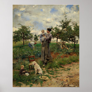 Boldini - In The Countryside 1872 Poster