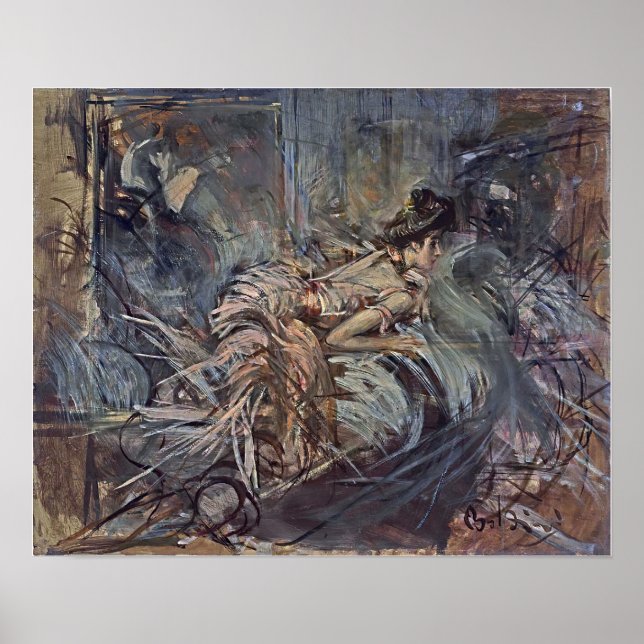 Boldini - The Artist's Model Poster (Front)