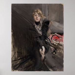 Boldini - The Attractive Jeanne Renouardt Poster