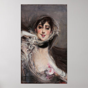 Boldini - Woman In Gloves Poster