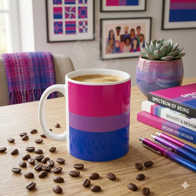  Boldly Bi: Bisexual Pride Coffee Mug (Creator Uploaded)