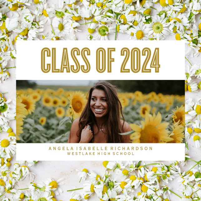 BOLDLY CHIC CLASS OF 2024 GRADUATION INVITATION (Creator Uploaded)