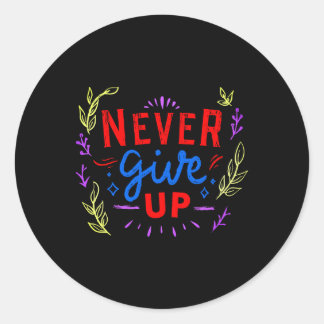 Boldly Unstoppable: A Burst of Motivation Classic Round Sticker