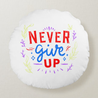 Boldly Unstoppable: A Burst of Motivation Round Pillow