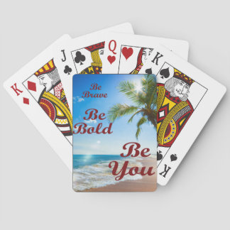 Boldly You Playing Cards