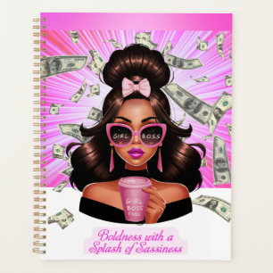 BOLDNESS WITH A SPLASH OF SASSINESS Spiral Note Planner