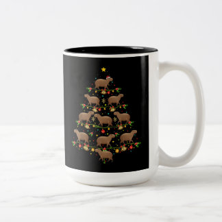 Boldog Karacsonyt Hungarian Merry Christmas Gift Two-Tone Coffee Mug