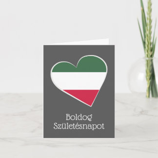 Boldog születésnapot, Hungarian birthday  Card