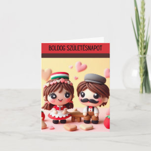 Boldog születésnapot, Hungarian birthday  Card