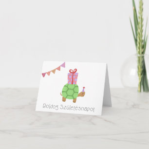 Boldog születésnapot Hungarian birthday Card