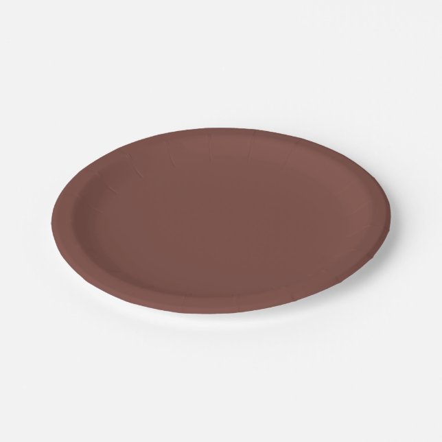 Bole (solid colour) paper plate (Angled)